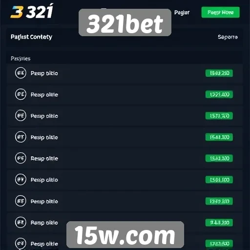 Alternativas de pagamento disponíveis no 321bet