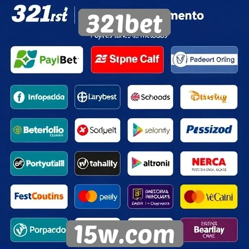 Variedade de métodos de pagamento no 321bet